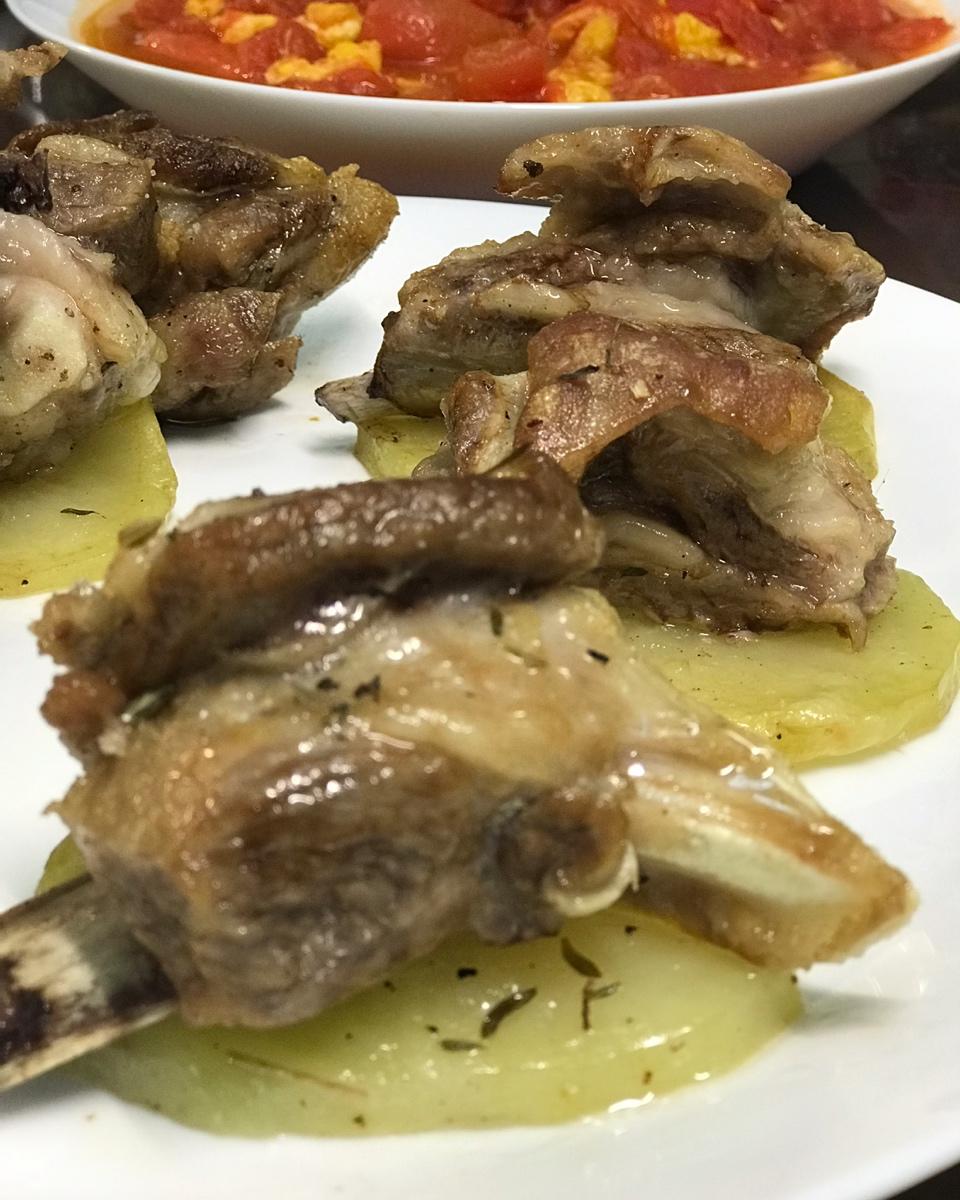 烤箱烤羊排