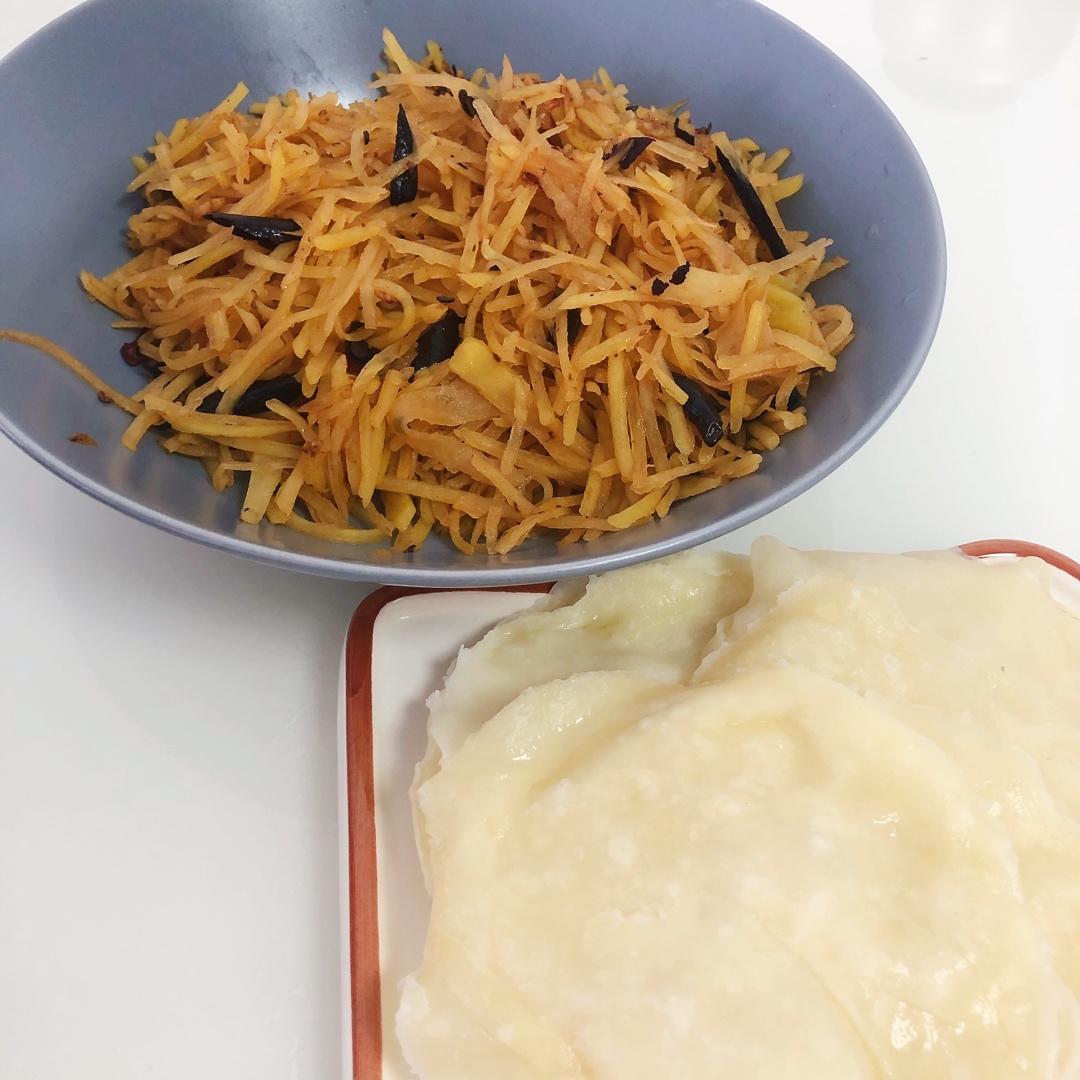 树椒土豆丝