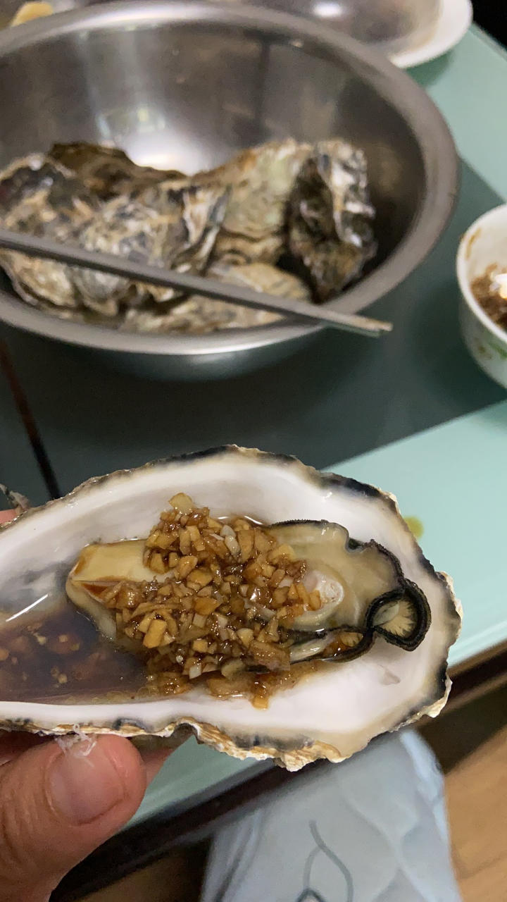 清蒸生蚝