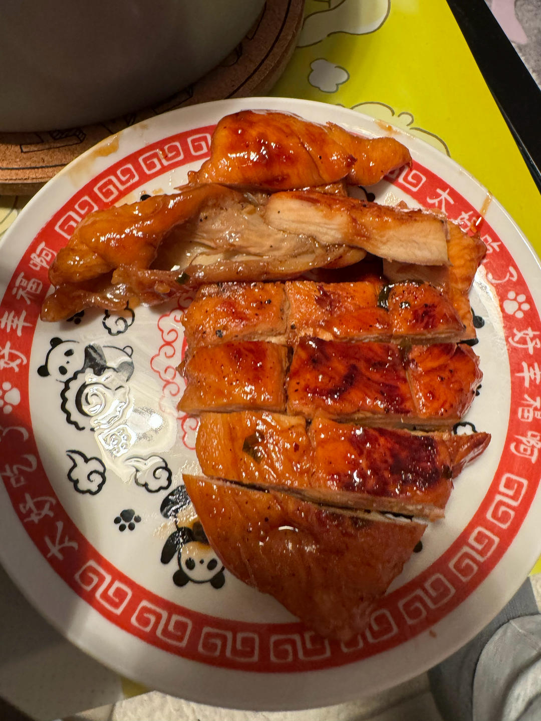 不放一滴油的照烧鸡腿饭