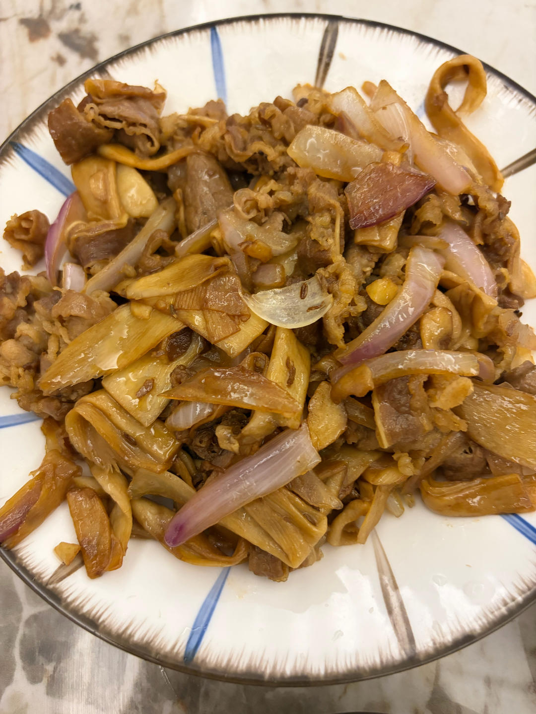 孜然肥牛杏鲍菇