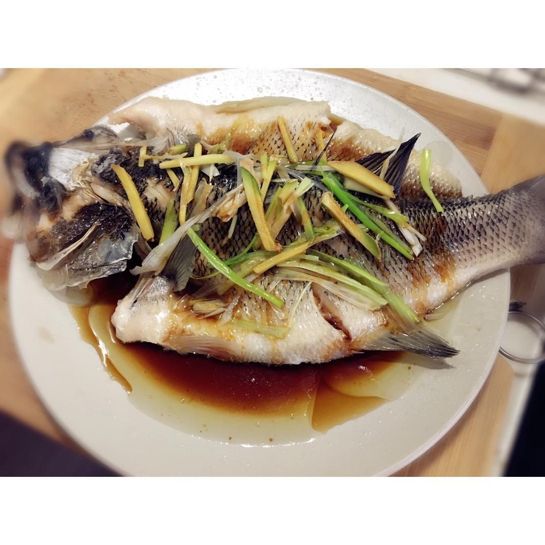 超入味清蒸鱼～清蒸鲈鱼桂花鱼（家常独创）