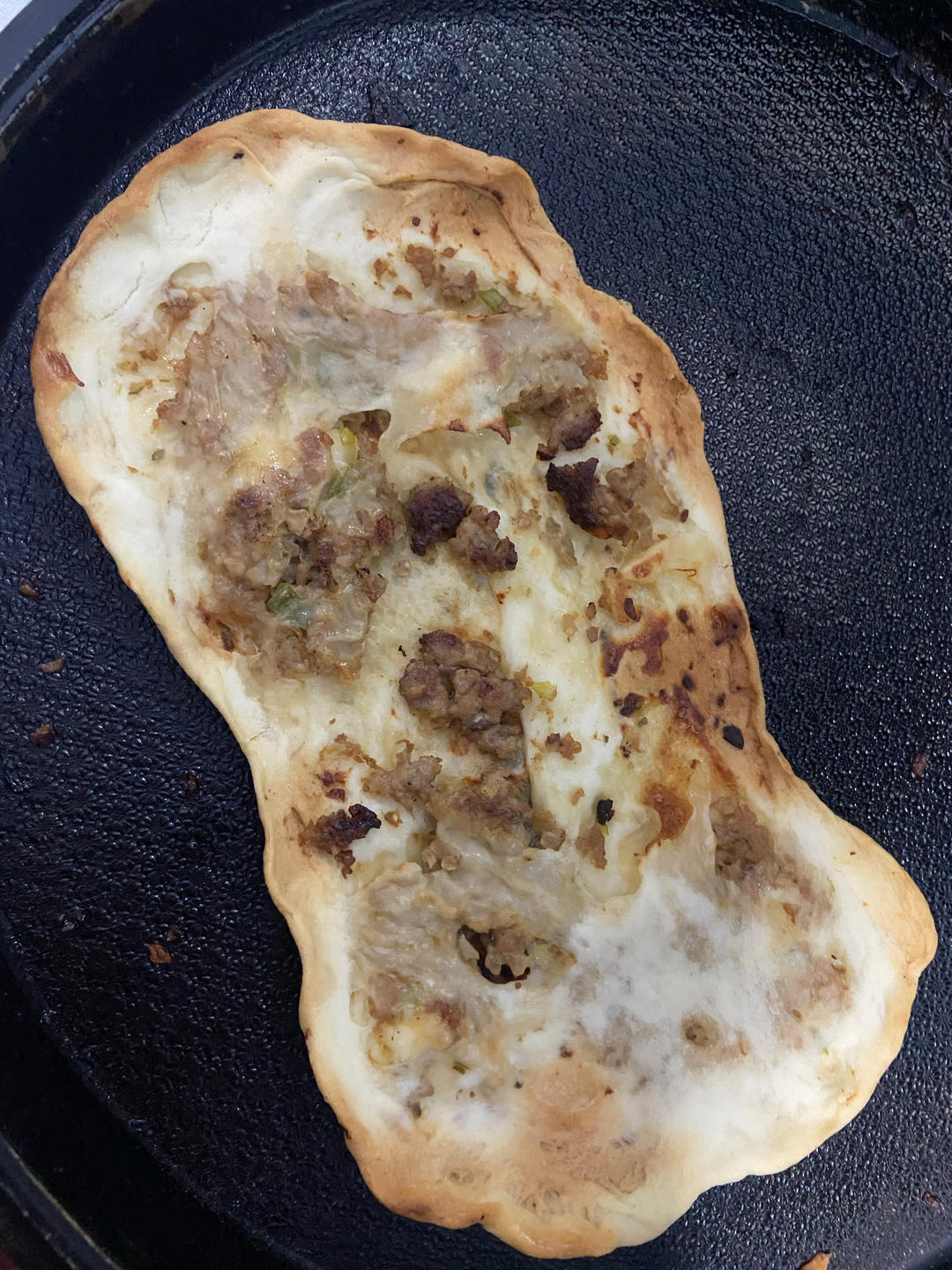 烤箱版鲜肉锅盔