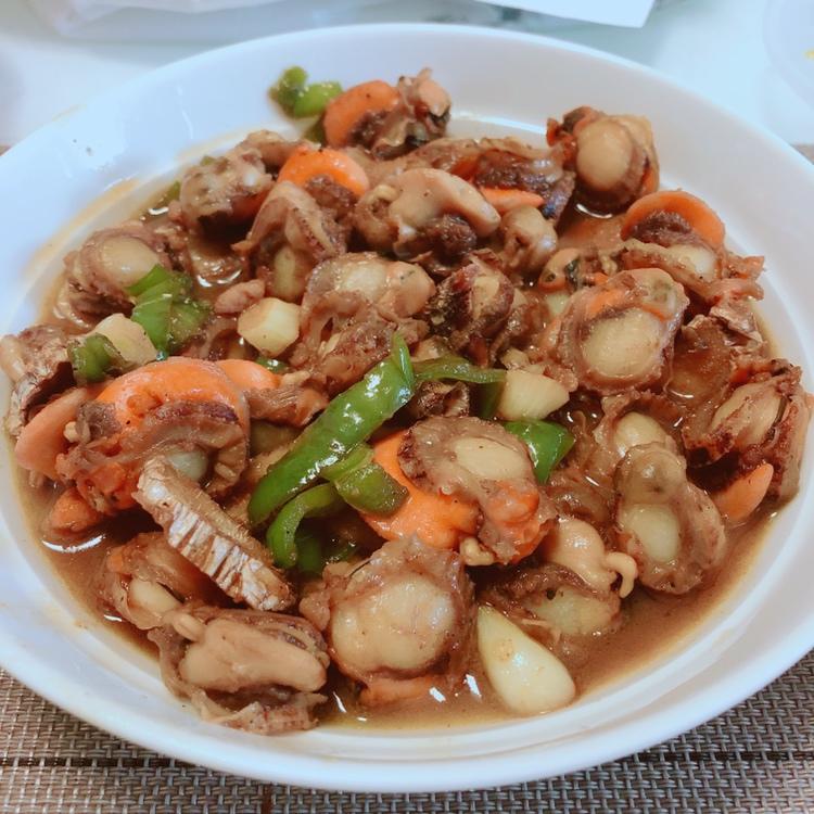 瀚叔距开后宫只差三千佳丽做的家常小炒扇贝肉