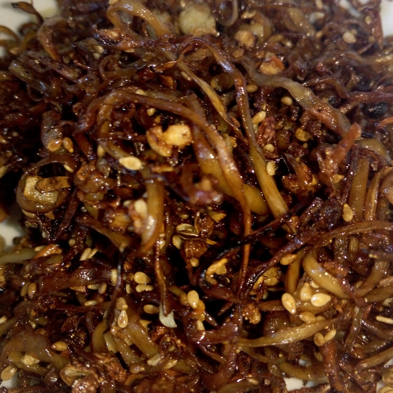 干煸手撕杏鲍菇