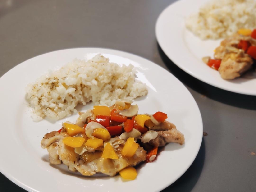 香煎迷迭香鸡腿肉