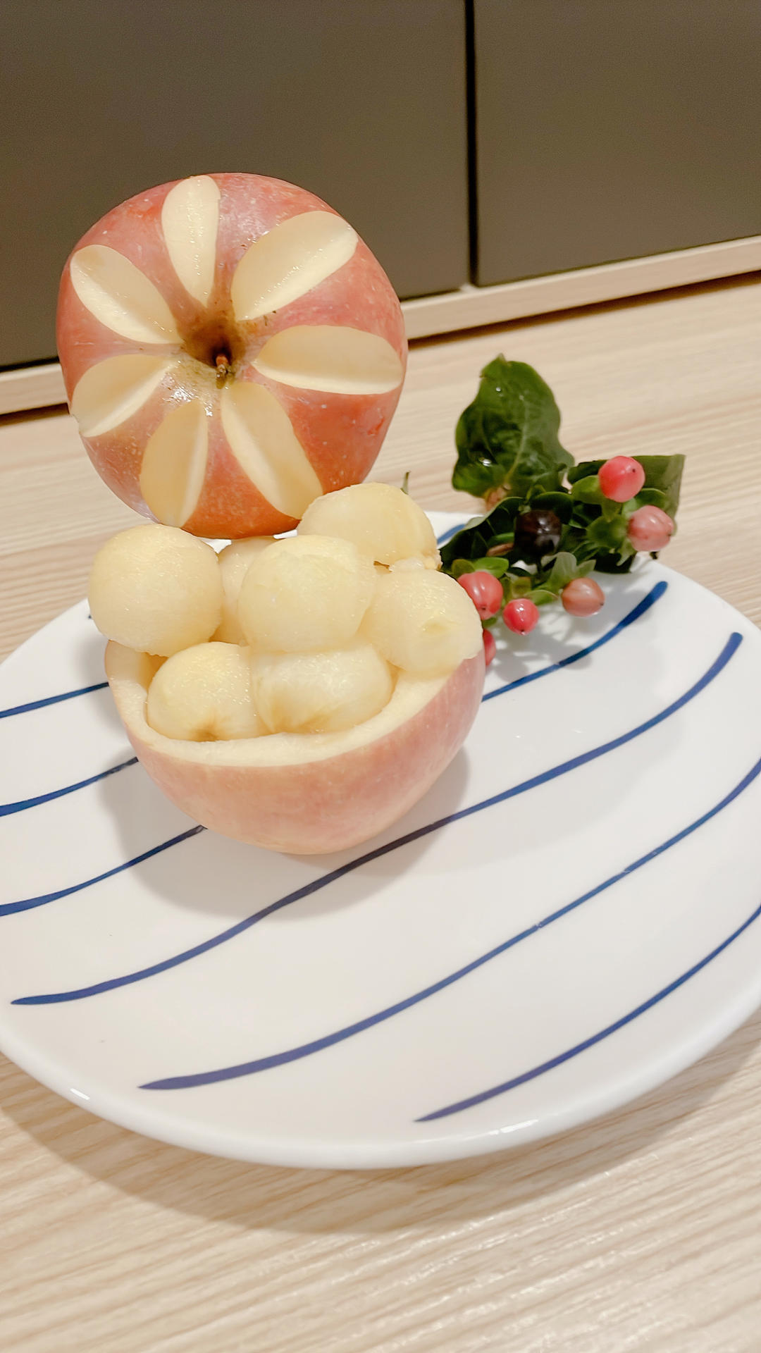 苹果摆盘