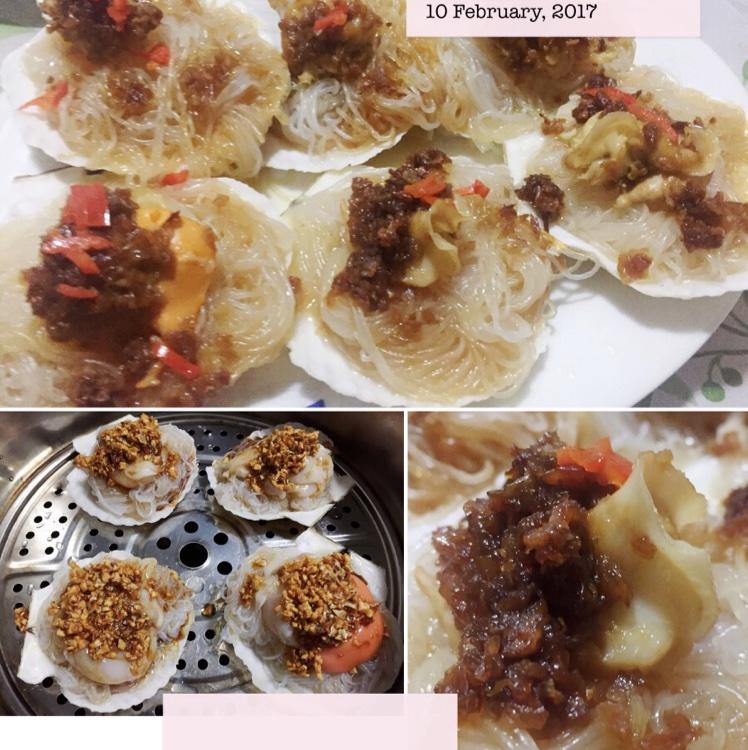 蒜蓉粉丝蒸扇贝