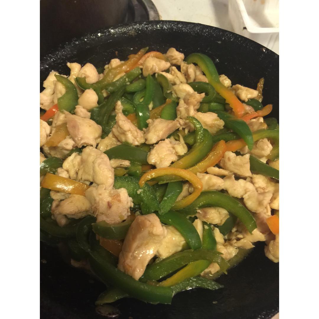 鸡肉青椒丝儿