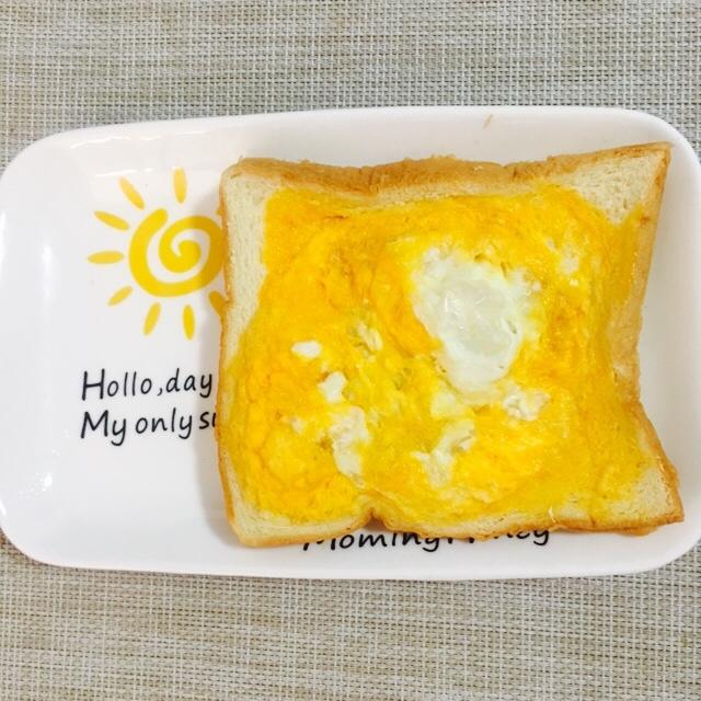【1分钟鸡蛋三明治】微波懒人早餐