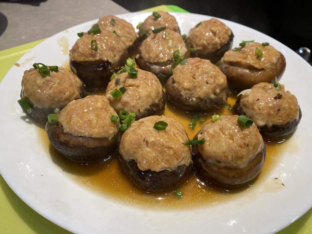 美味香菇蒸肉末