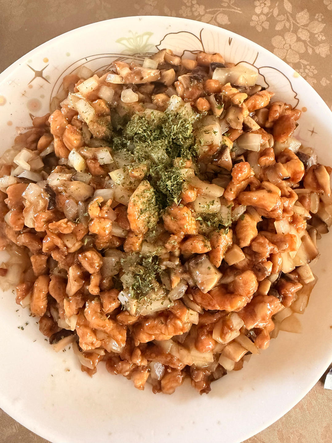 黑椒香菇鸡胸肉