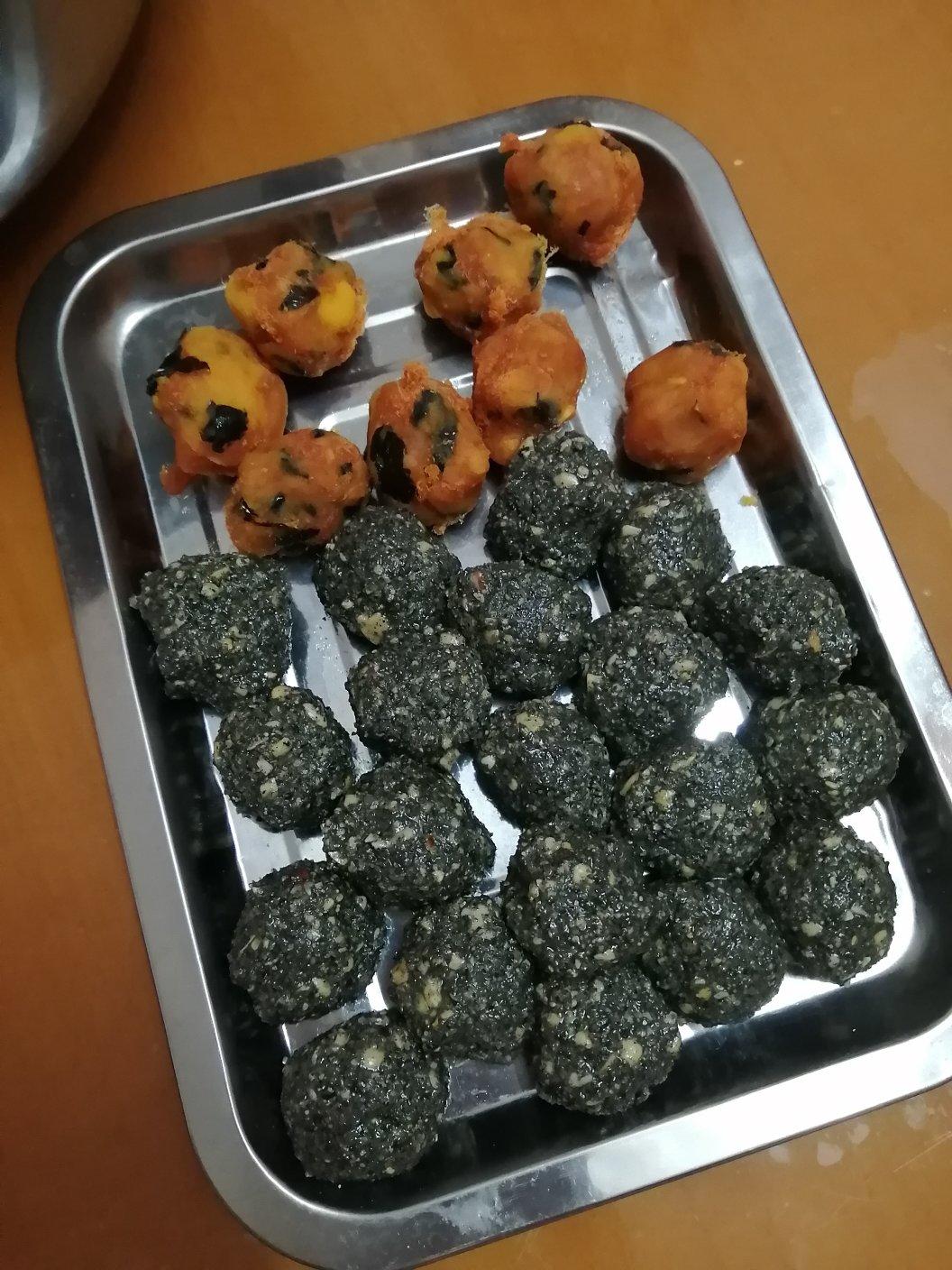 青团——客家艾糍花生芝麻流沙馅