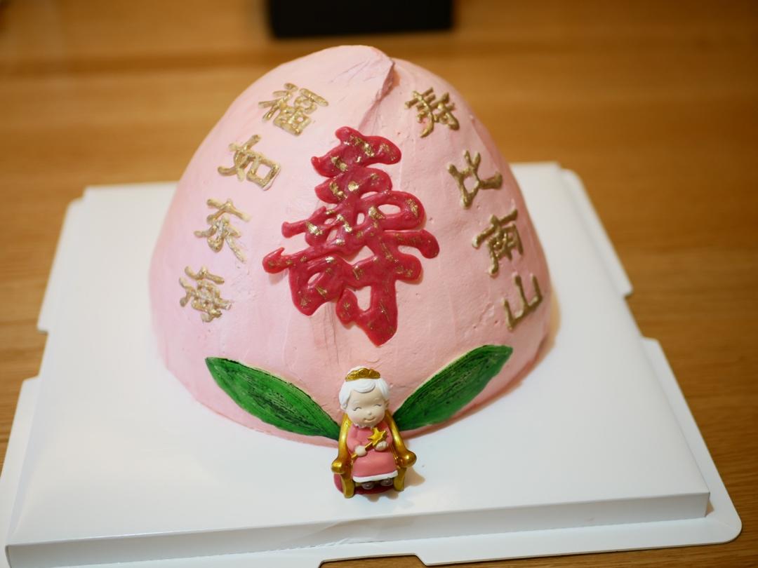 寿桃蛋糕的详细做法