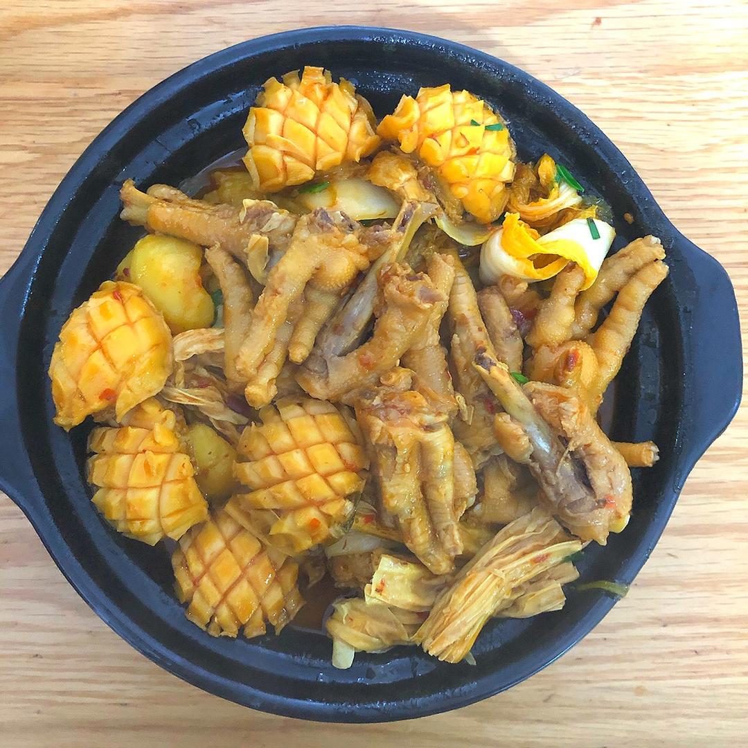 鸡爪煲