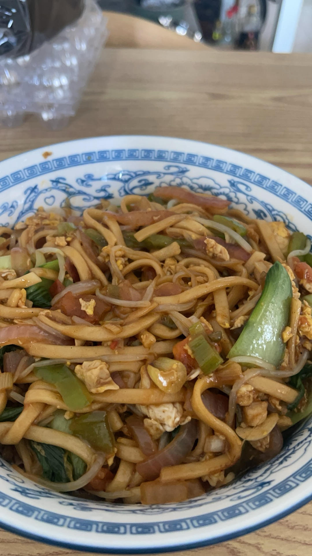 番茄鸡蛋炒面