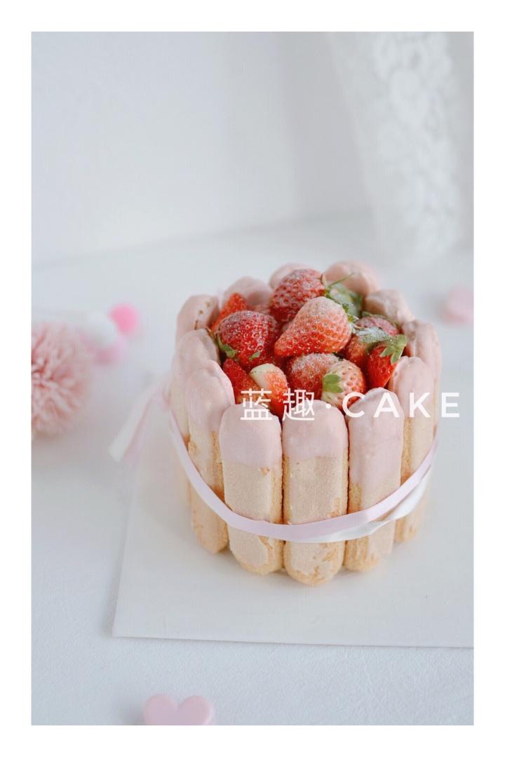 搬运【草莓夏洛特蛋糕】—cooking tree