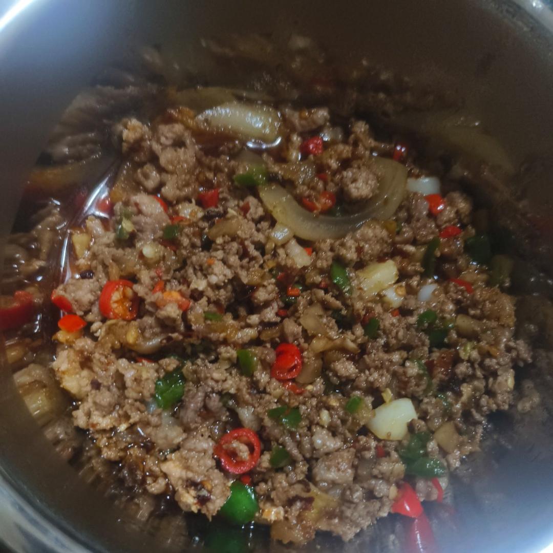 五分钟超快手肉沫茄丁面卤🍜