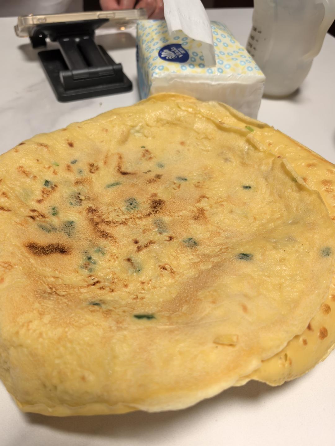 鸡蛋软饼（薄而不破和卖的味道一样细腻好吃！）