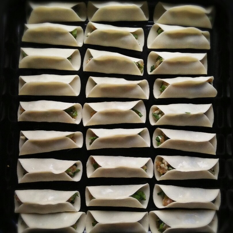 三鲜锅贴