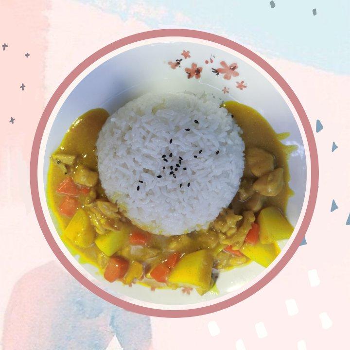 椰浆咖喱鸡肉饭🍛