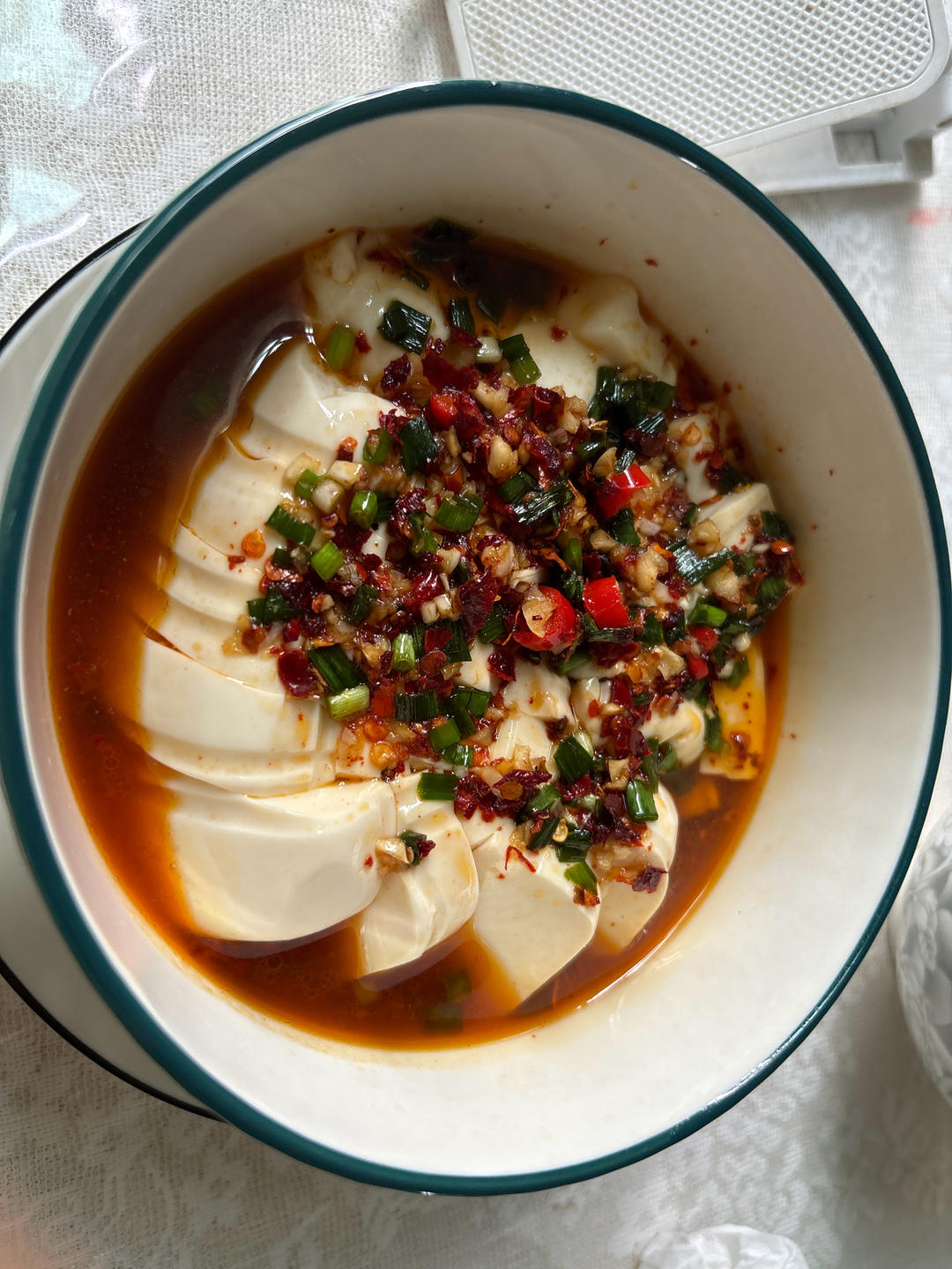 香辣豆腐（微波炉）