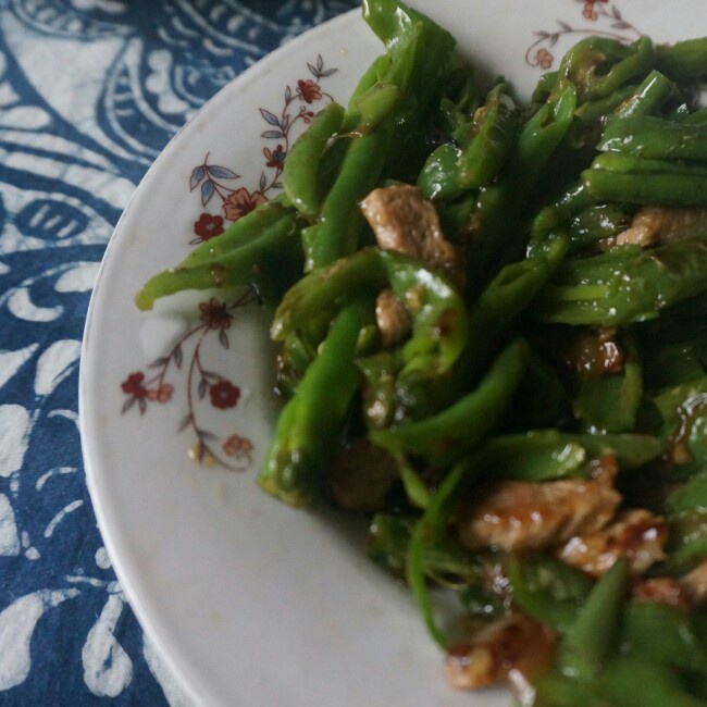 青椒肉片