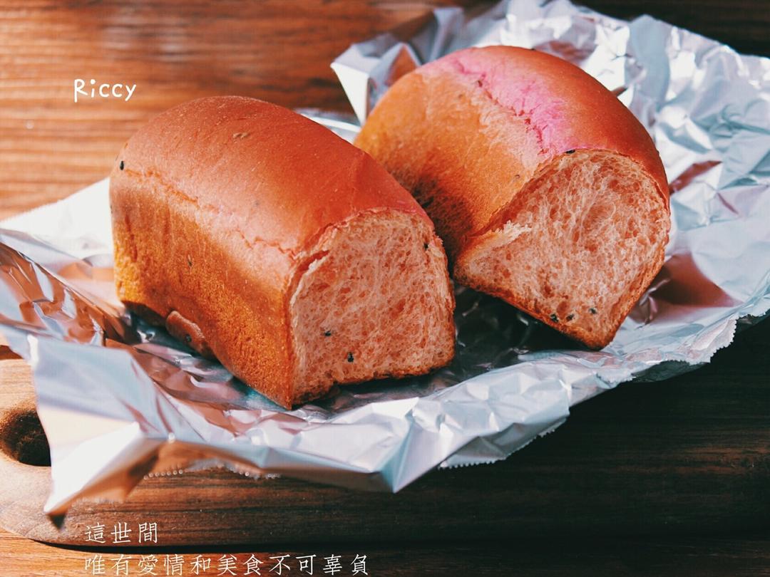 绵软火龙果吐司