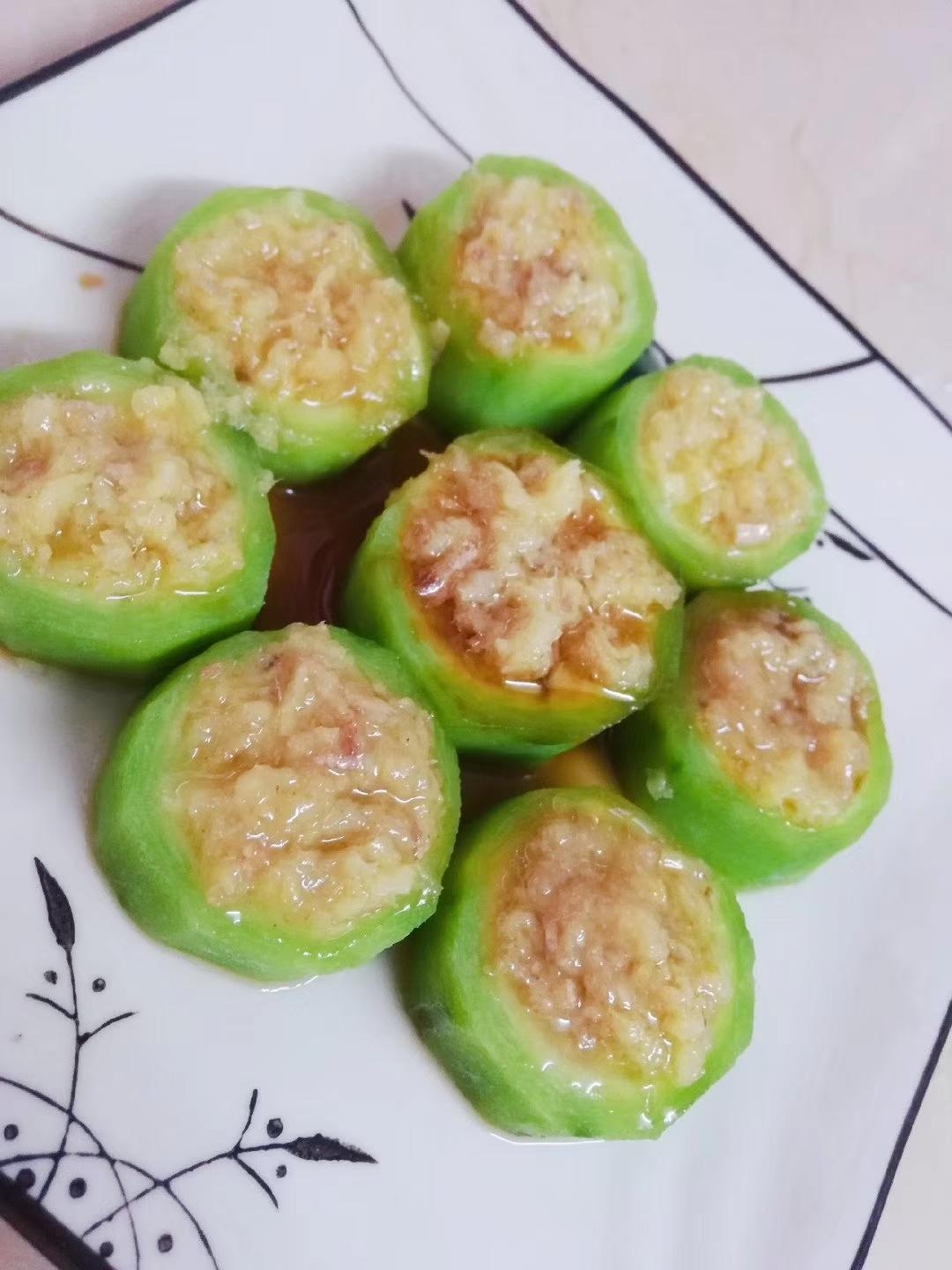 素食︶姜茸蒸丝瓜