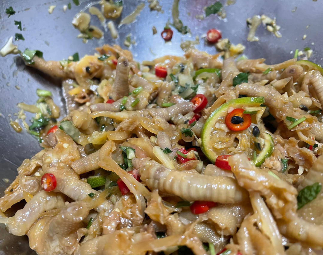 柠檬百香果鸡爪