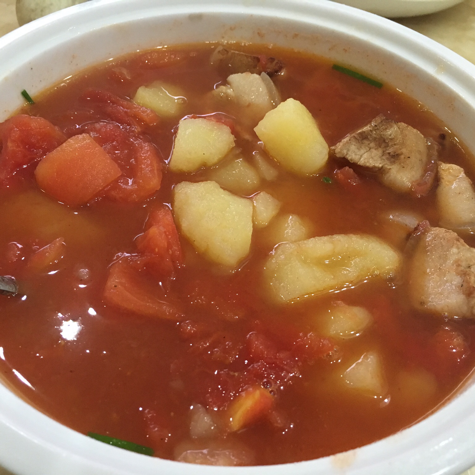 番茄土豆浓汤