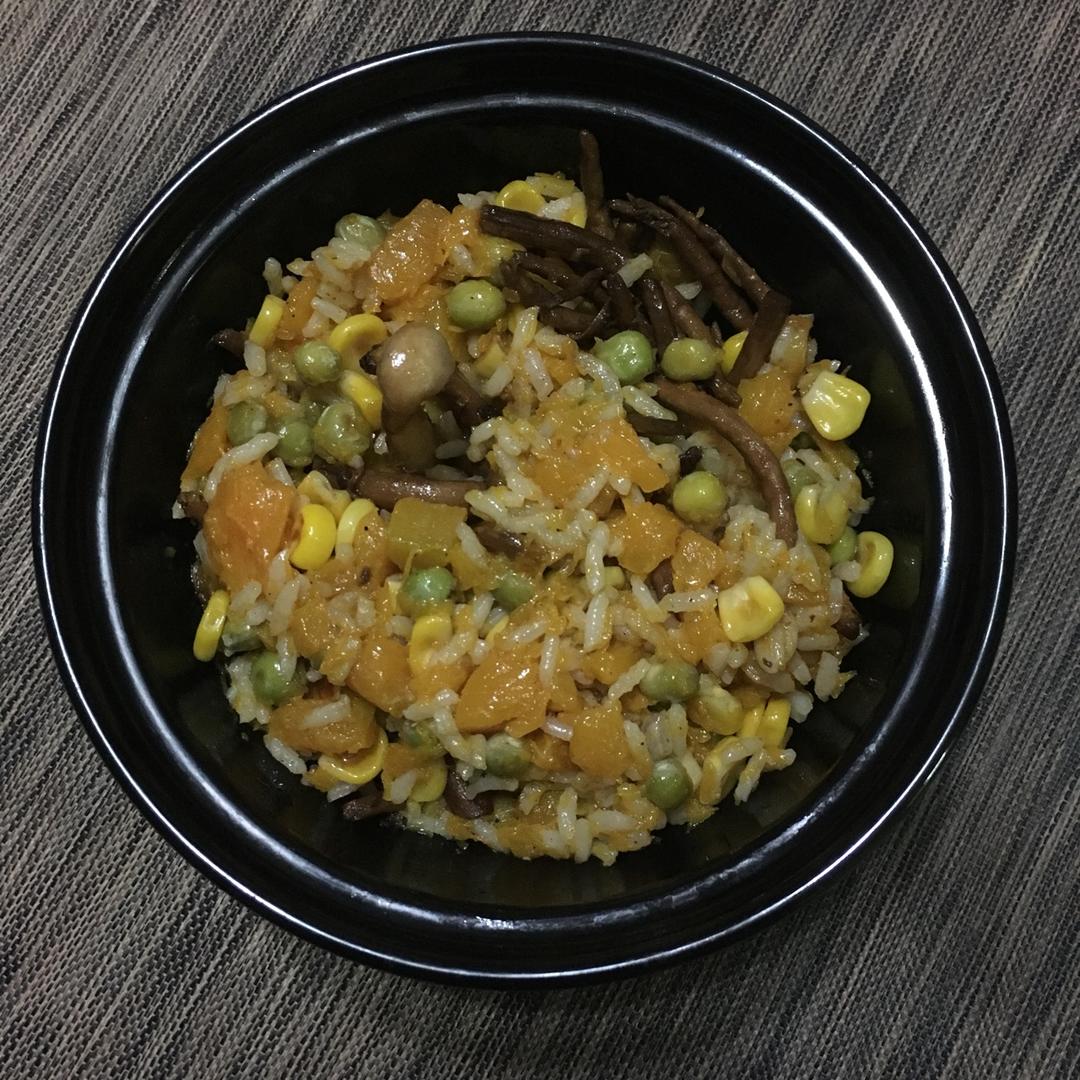 南瓜酱炒饭