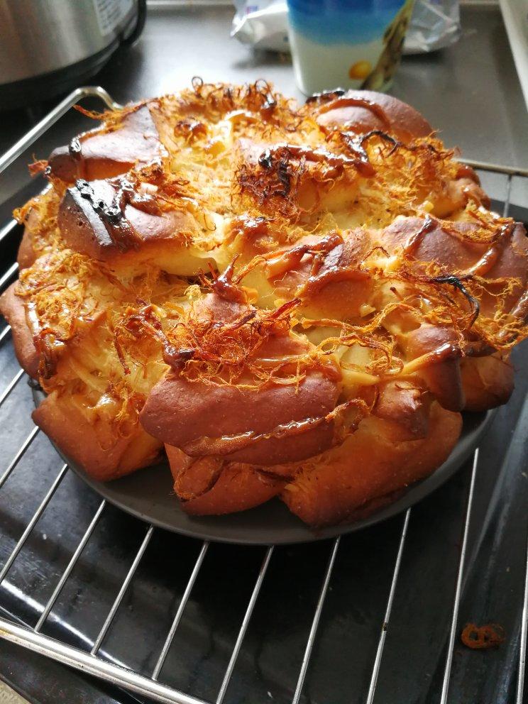 肉松手撕面包—超软会爆浆的面包哟