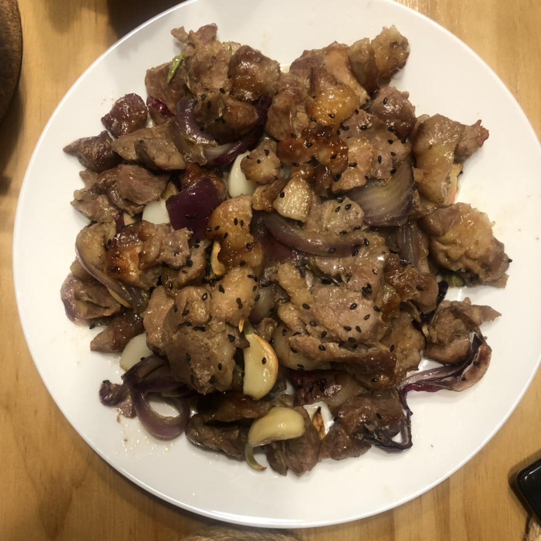 嫩烤蒜香猪颈肉