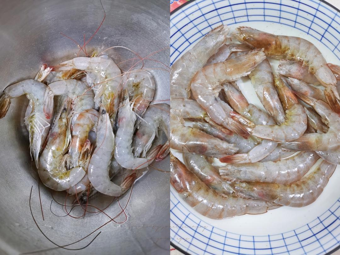 番茄酸汤酱焖虾的做法 步骤2