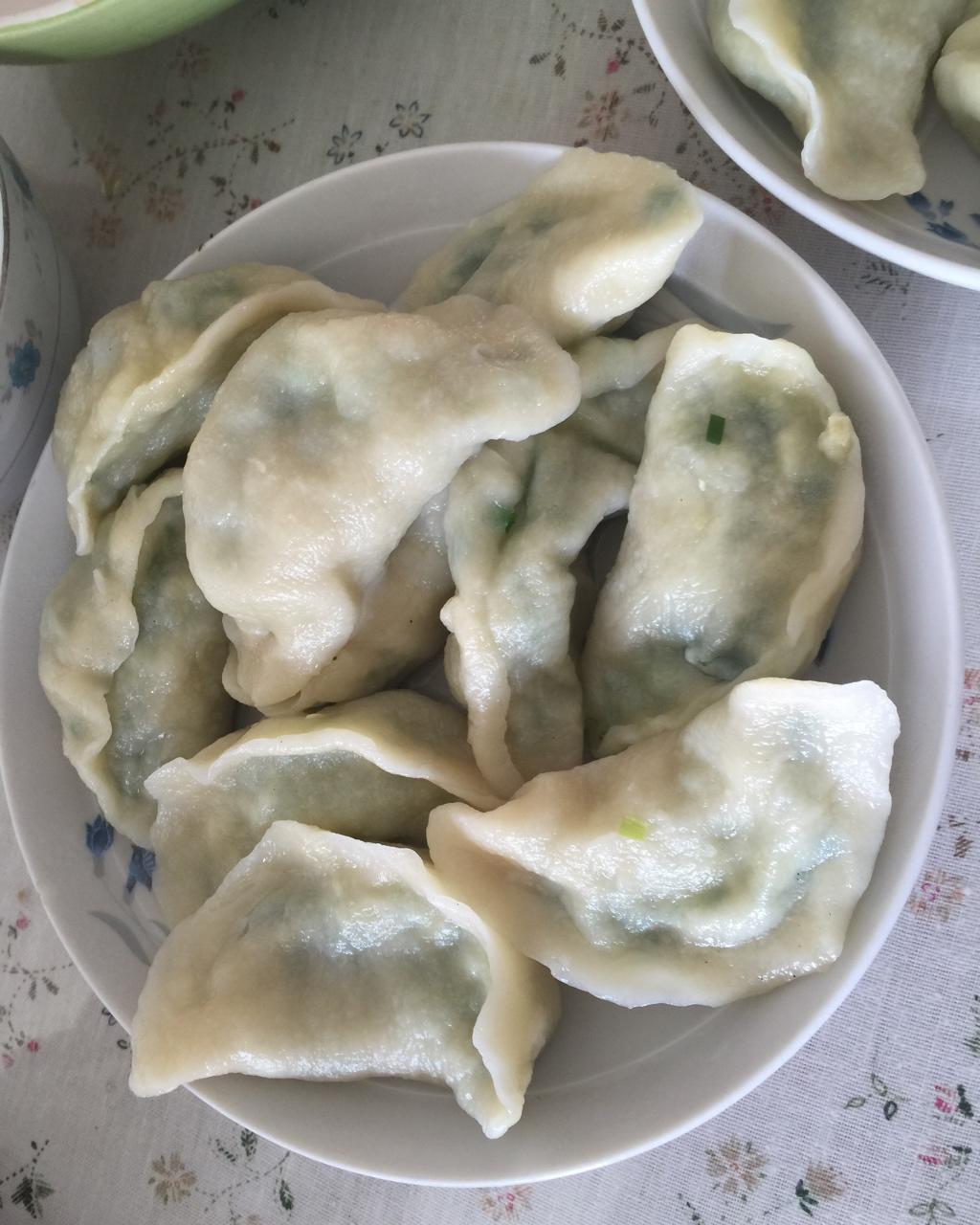 韭菜鸡蛋素水饺
