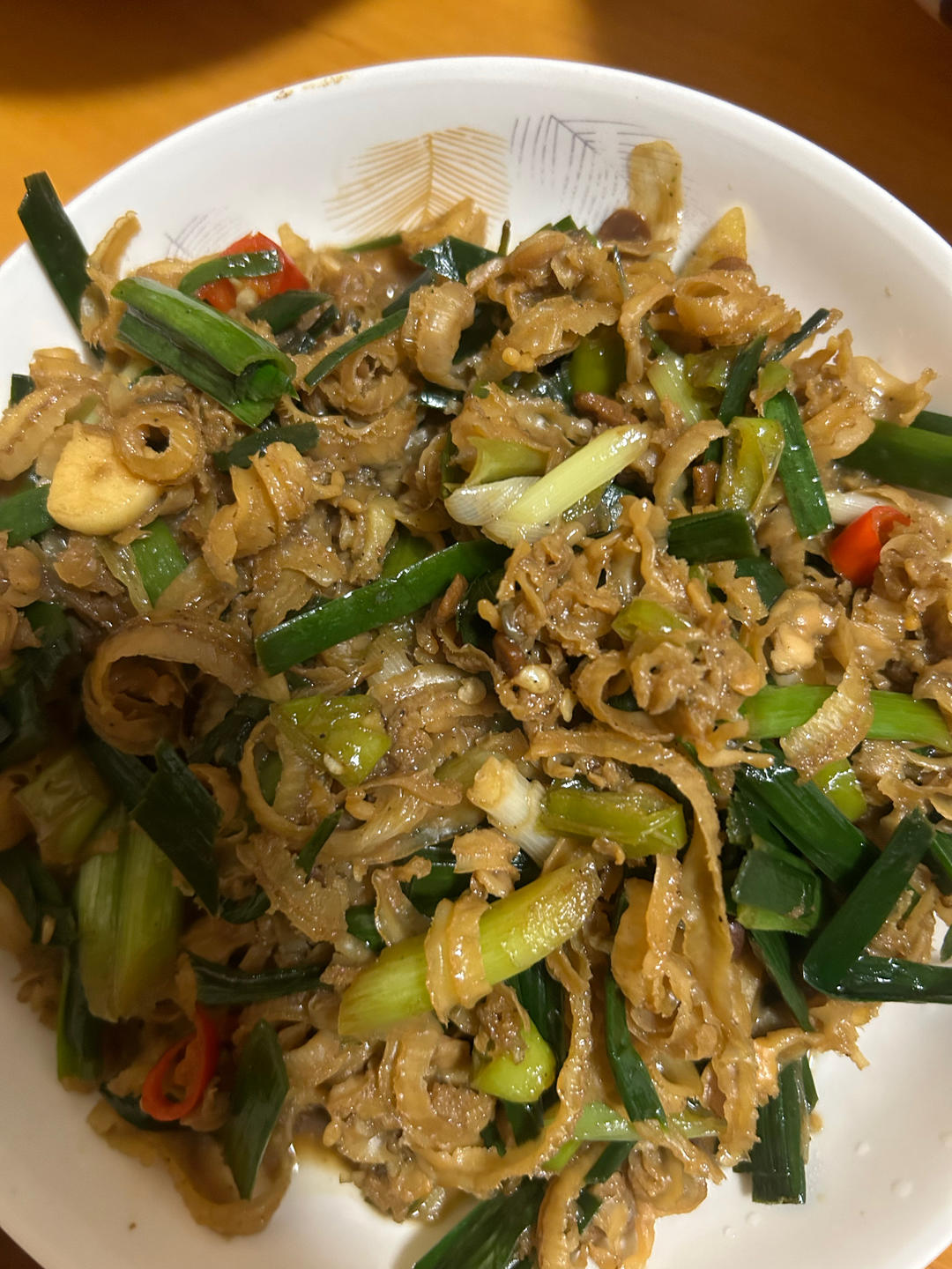 爆炒扇贝裙边（干贝边）