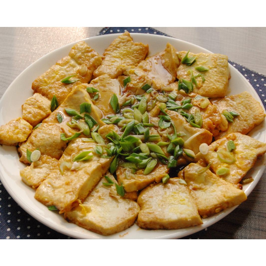 蚝油嫩豆腐