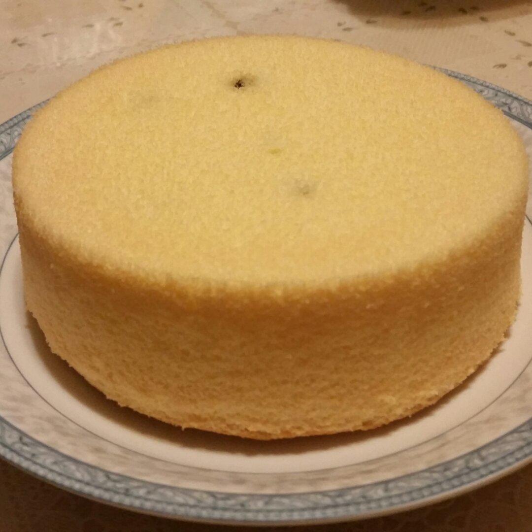 6寸原味戚风蛋糕
