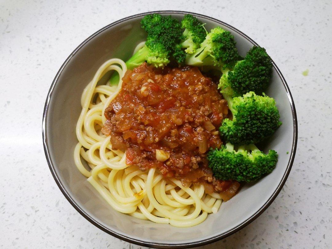 （完胜必胜客的）番茄肉酱意大利面～