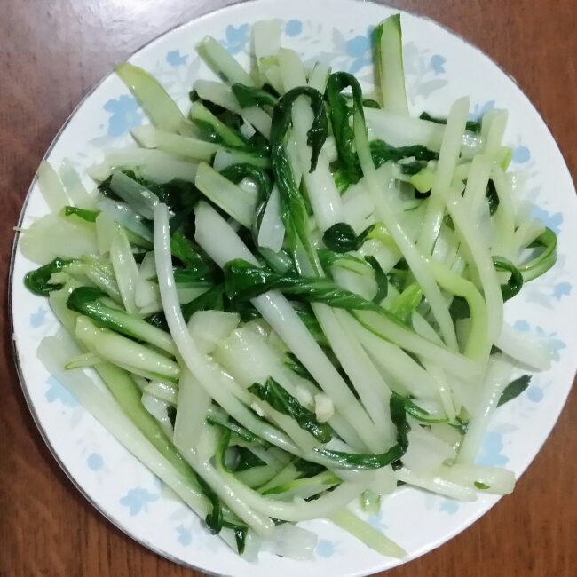 蒜蓉奶白菜