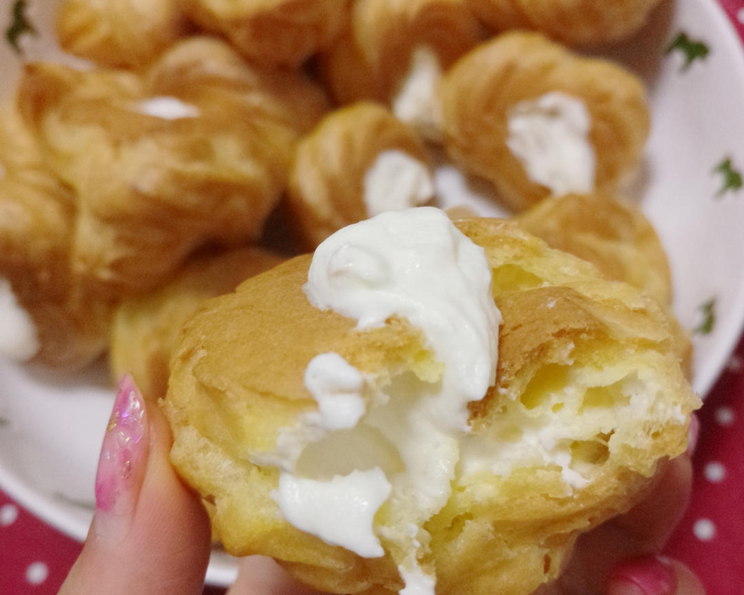 零基础新手之冰激凌口感【奶油泡芙】