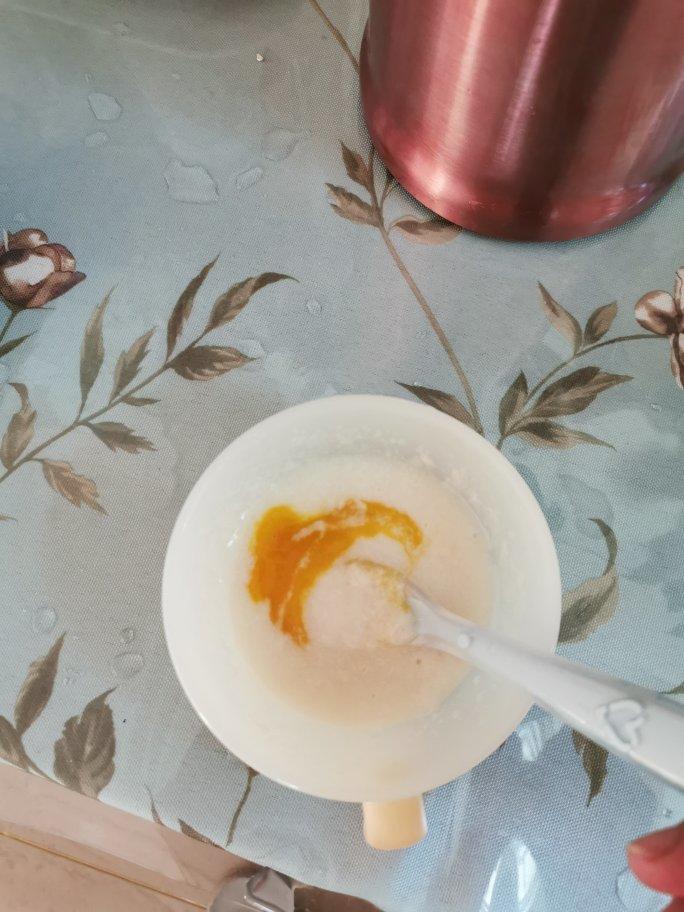 六个月辅食之南瓜糊米粉