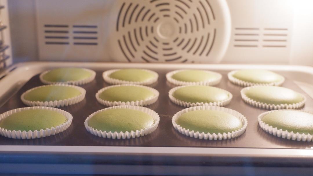 抹茶古早杯子蛋糕（不開裂不萎縮）