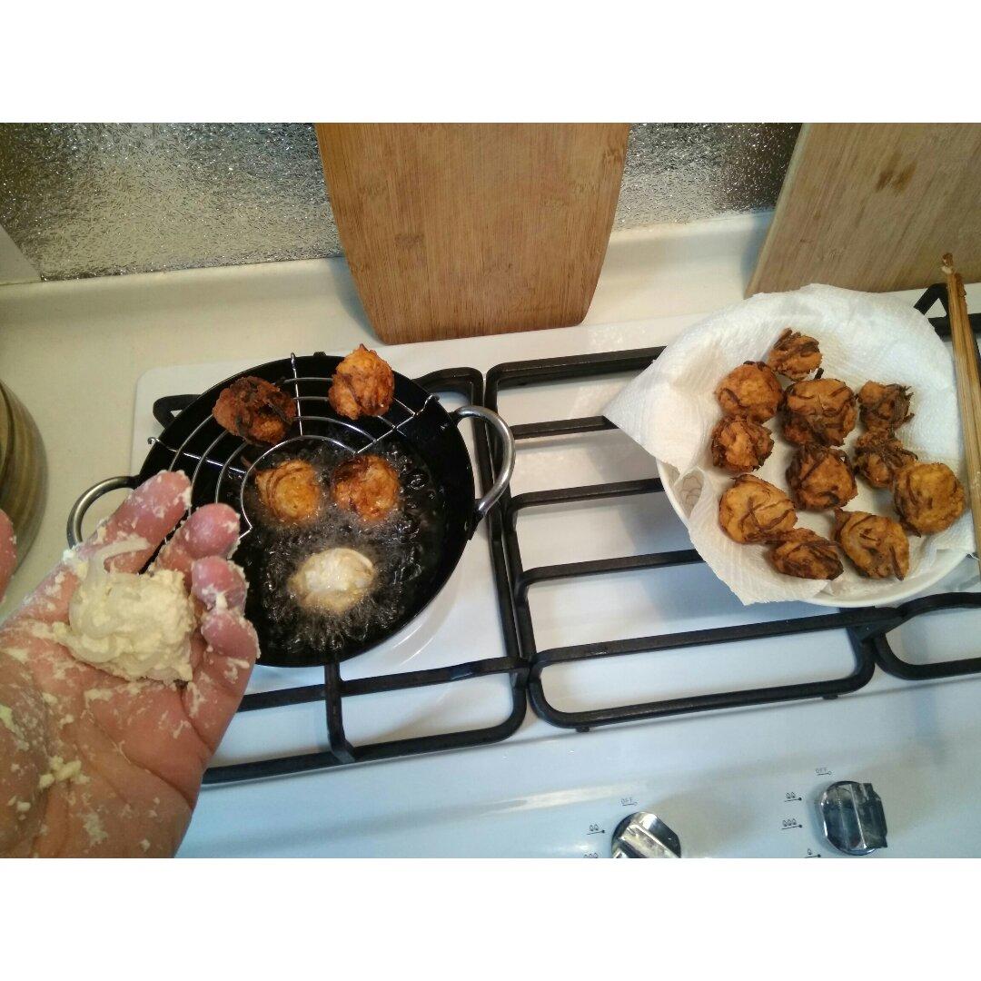 老丁的私房菜-素炸萝卜丸子