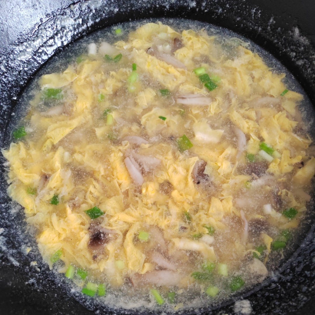 蟹味菇蛋花汤