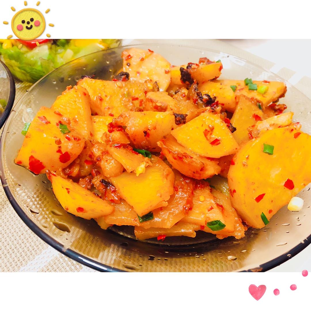 干锅土豆片