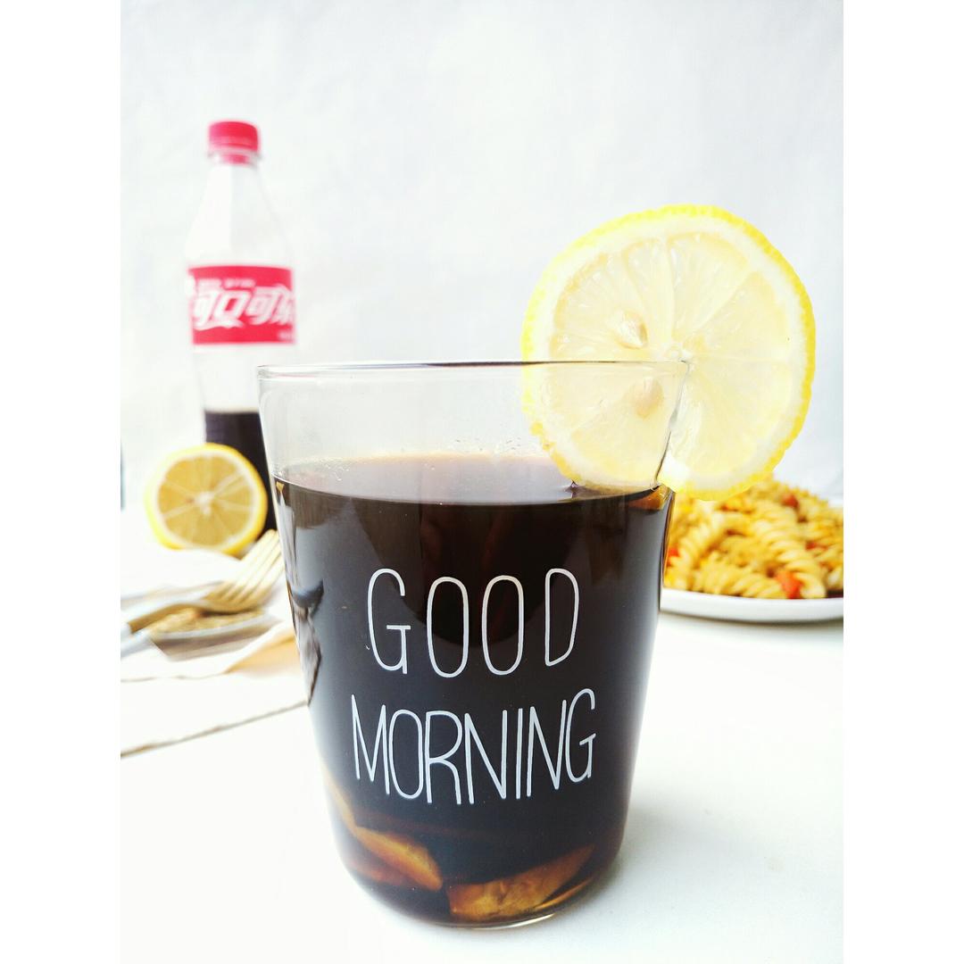 大嘴miao做的柠檬可乐生姜茶