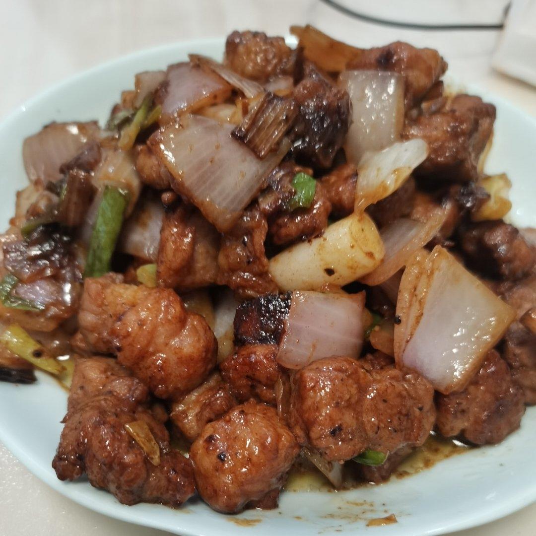 超级简单之“雪花牛肉粒”
