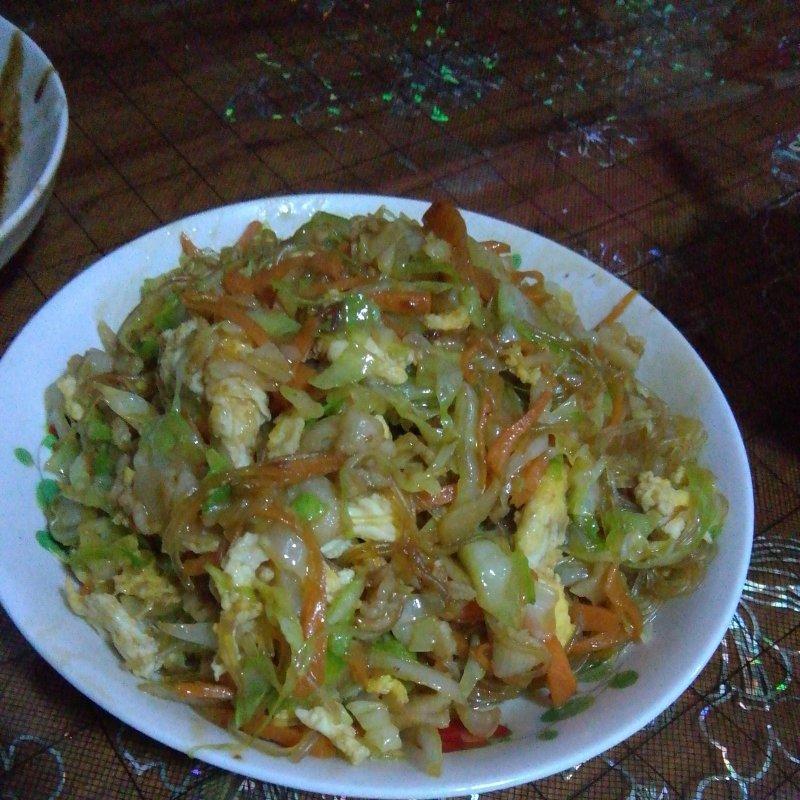 包菜炒粉丝
